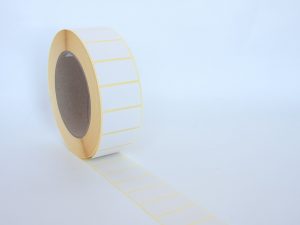 2.000 Thermo Haftetiketten 40x23 mm ablösbar